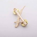 Badge of Rank (Anodized) - Cross Sword