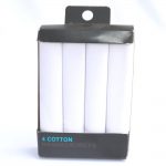 Handkerchief White Cotton