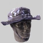 Jungle Hat - Blue Woodland Camo